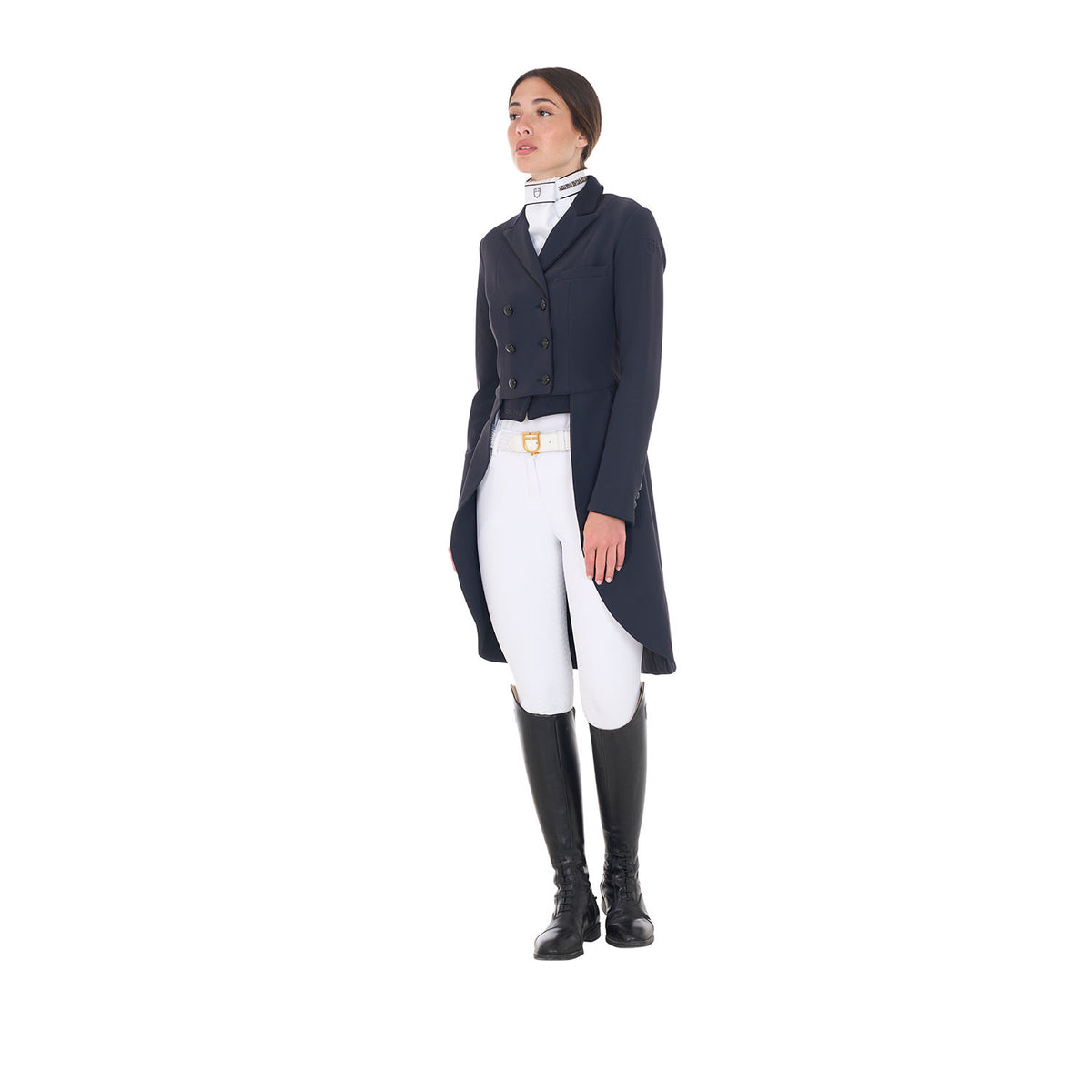 Equestro Ladies Competition Dressage Tailcoat In Technical Fabric