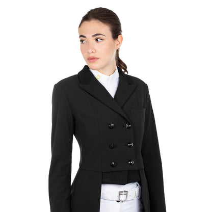 Equestro Ladies Competition Dressage Tailcoat In Technical Fabric