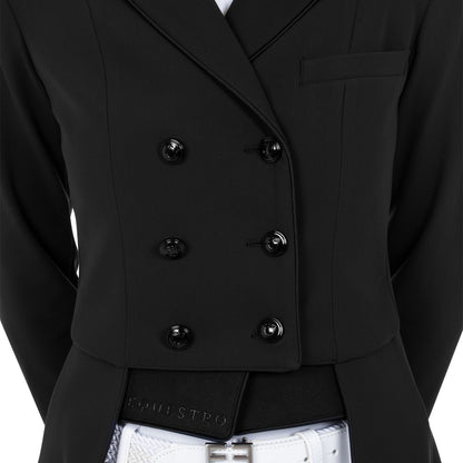 Equestro Ladies Competition Dressage Tailcoat In Technical Fabric