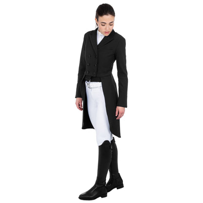 Equestro Ladies Competition Dressage Tailcoat In Technical Fabric