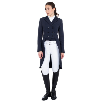 Equestro Ladies Competition Dressage Tailcoat In Technical Fabric
