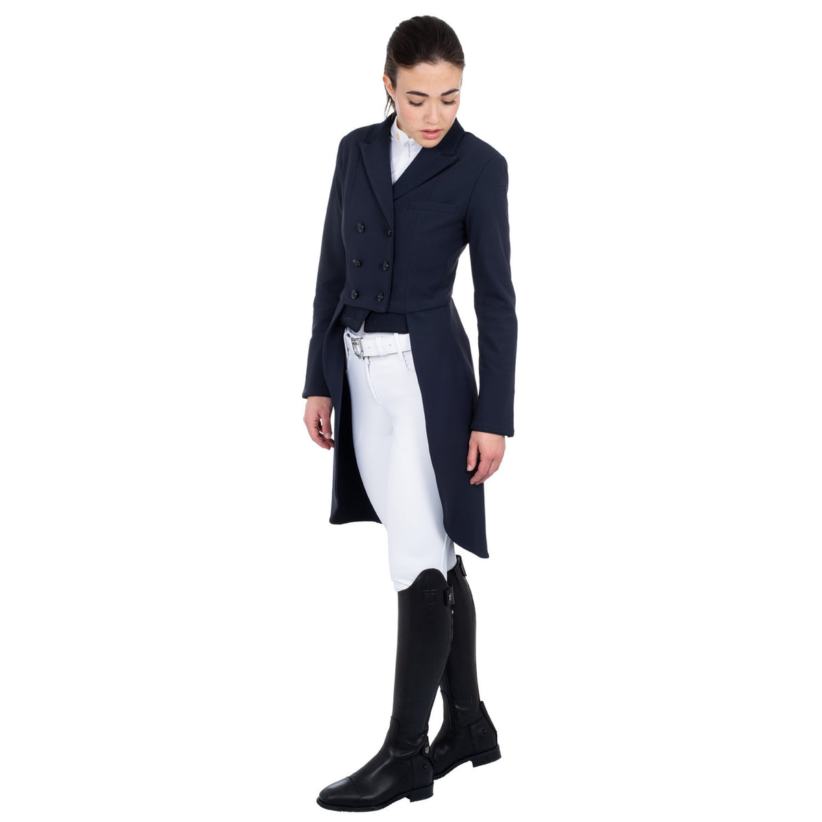 Equestro Ladies Competition Dressage Tailcoat In Technical Fabric