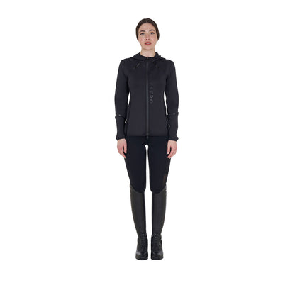 Equestro Ladies Technical Sweatshirt In Jersey With Zip