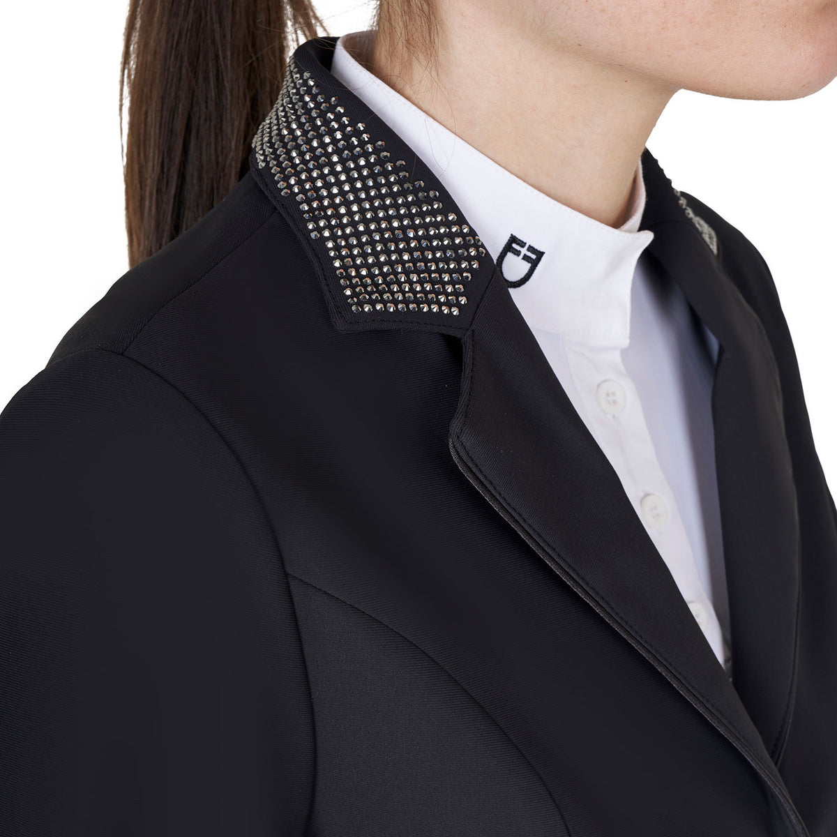 Equestro Ladies Competition Jacket With Rhinestones