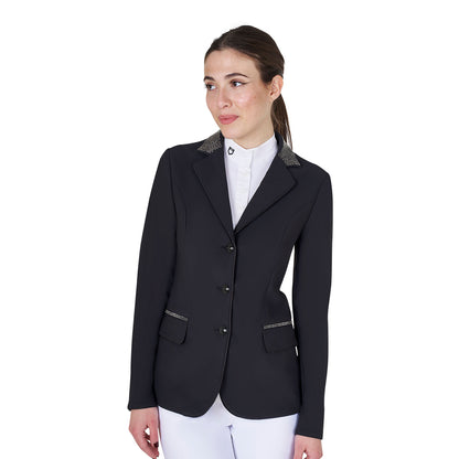 Equestro Ladies Competition Jacket With Rhinestones