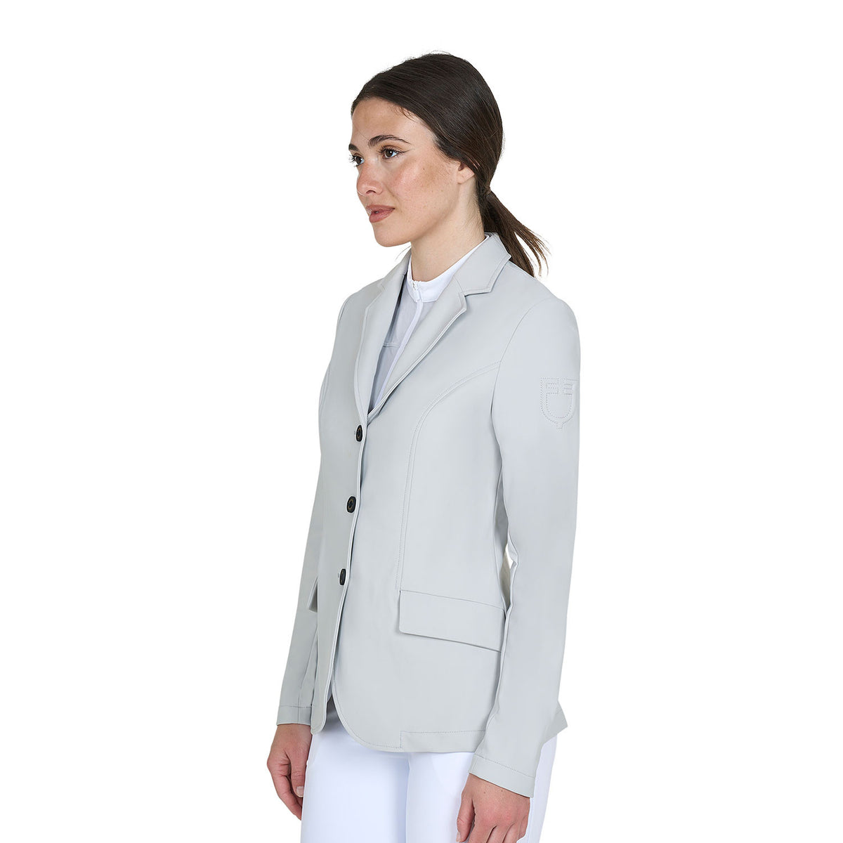 Equestro Ladies Competition Jacket With Embossed Logo