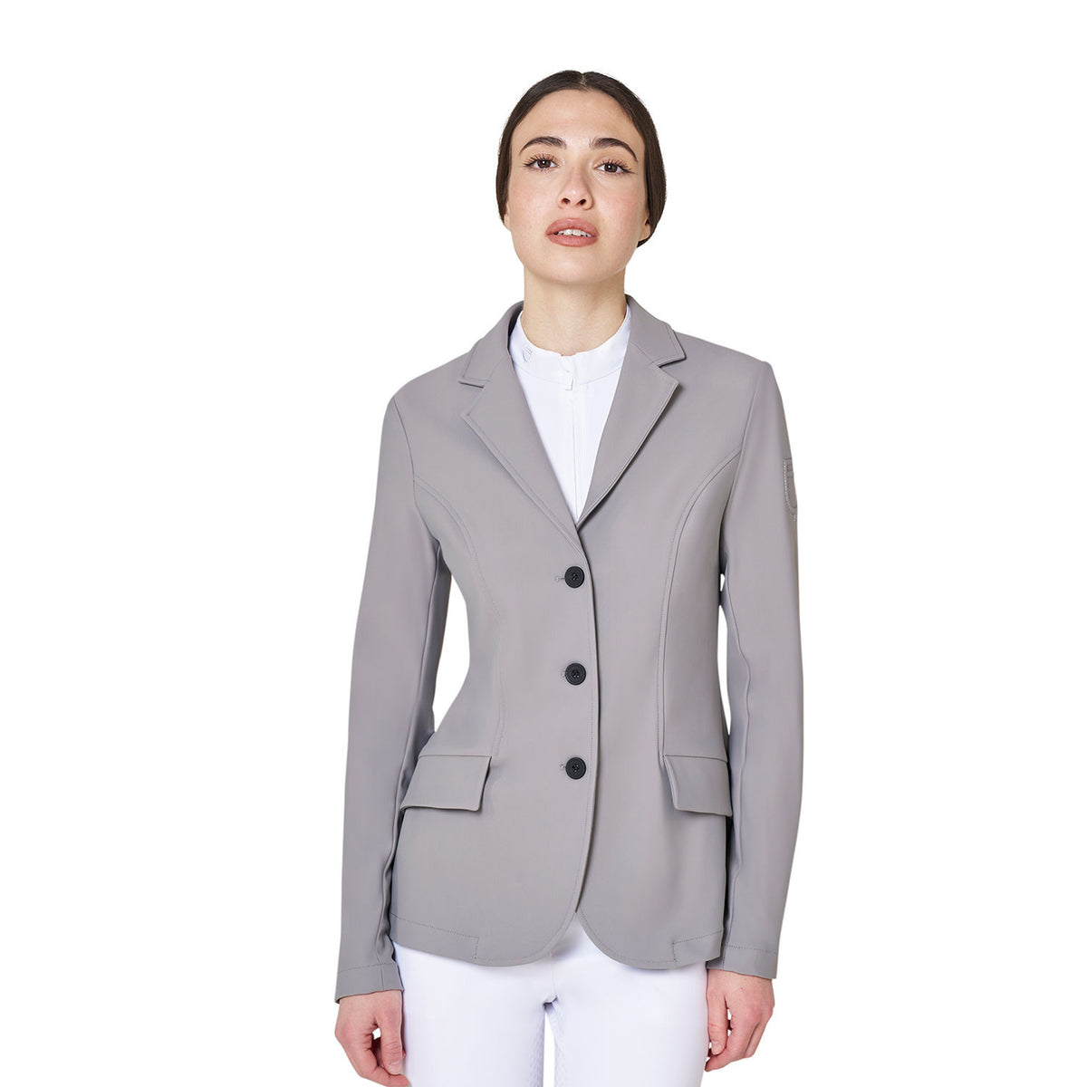 Equestro Ladies Competition Jacket With Embossed Logo