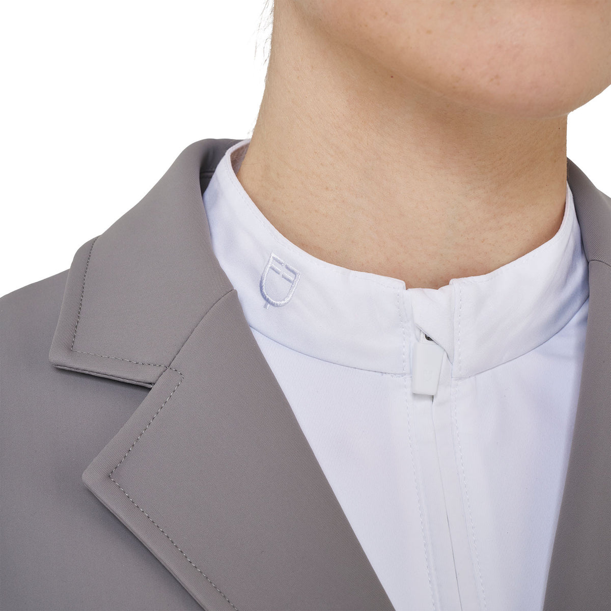Equestro Ladies Competition Jacket With Embossed Logo