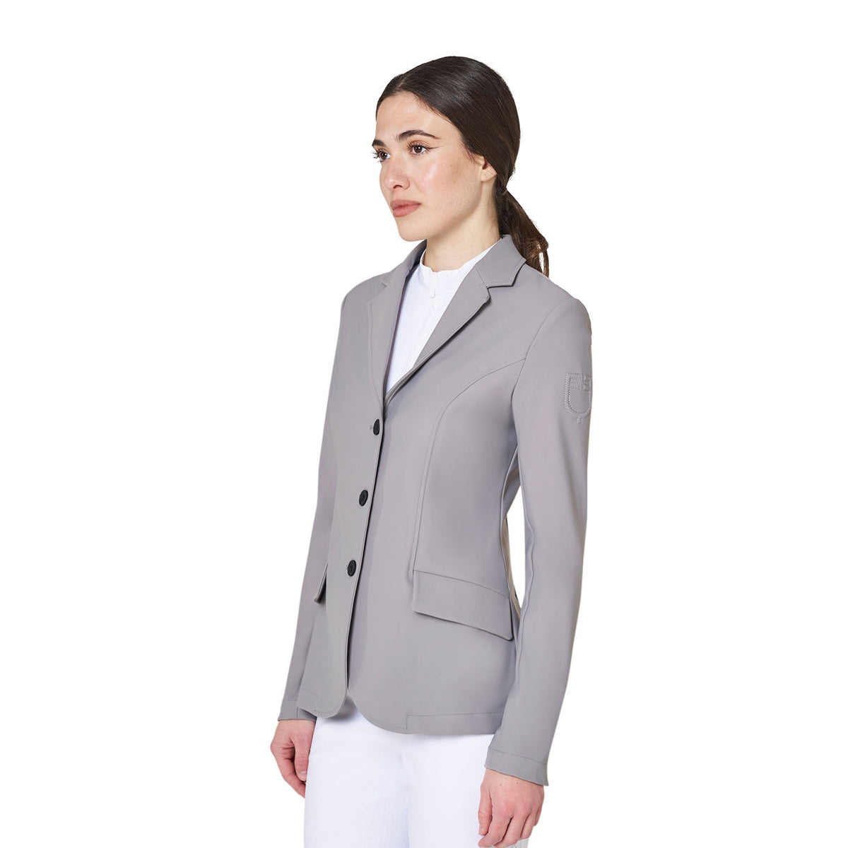 Equestro Ladies Competition Jacket With Embossed Logo