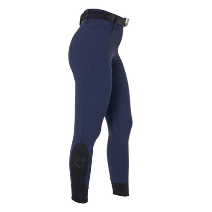 Equestro Ladies High-Waisted Knee Grip Breeches With Fleece Lining