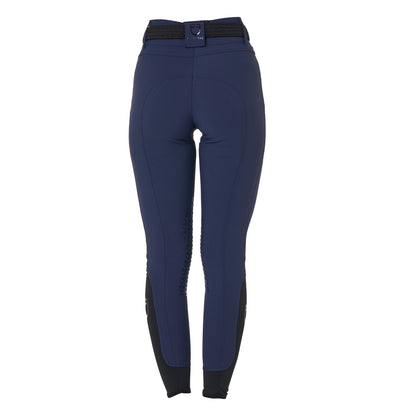 Equestro Ladies High-Waisted Knee Grip Breeches With Fleece Lining