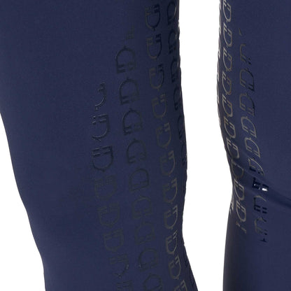 Equestro Ladies High-Waisted Knee Grip Breeches With Fleece Lining
