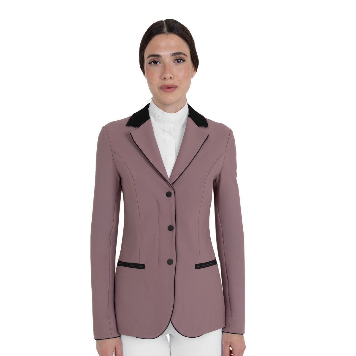 Equestro Ladies Competition Jacket With Zip And Buttons