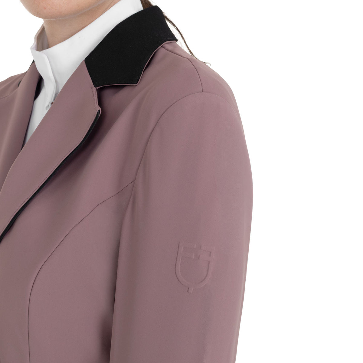 Equestro Ladies Competition Jacket With Zip And Buttons