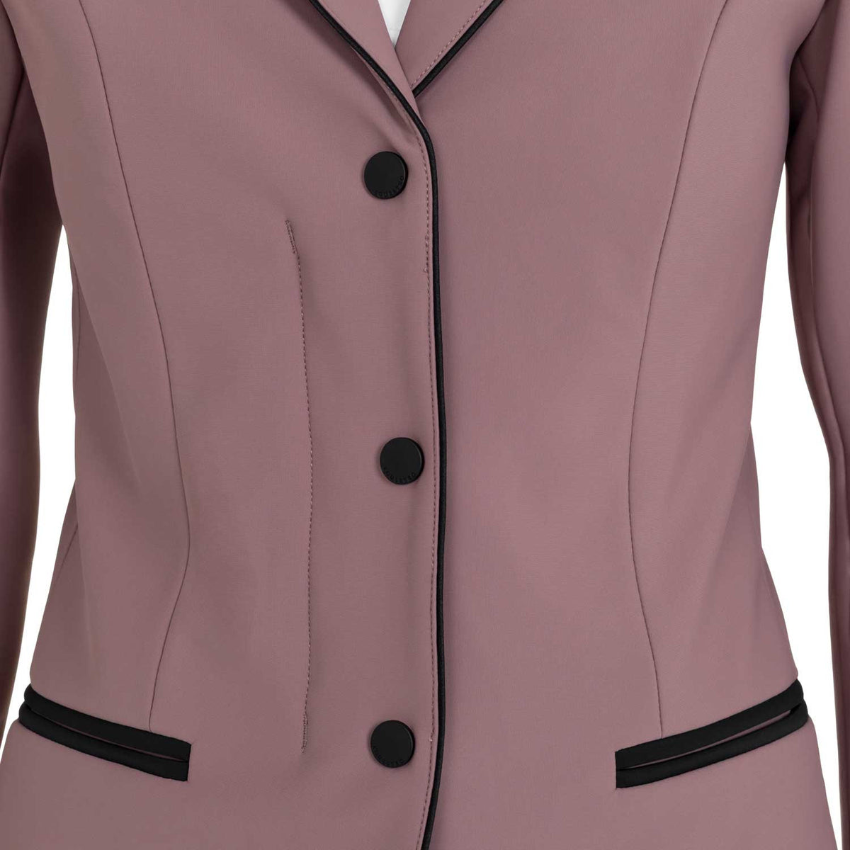 Equestro Ladies Competition Jacket With Zip And Buttons