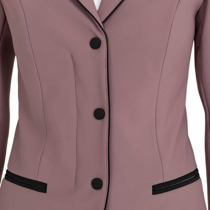 Equestro Ladies Competition Jacket With Zip And Buttons