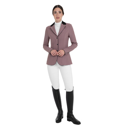Equestro Ladies Competition Jacket With Zip And Buttons