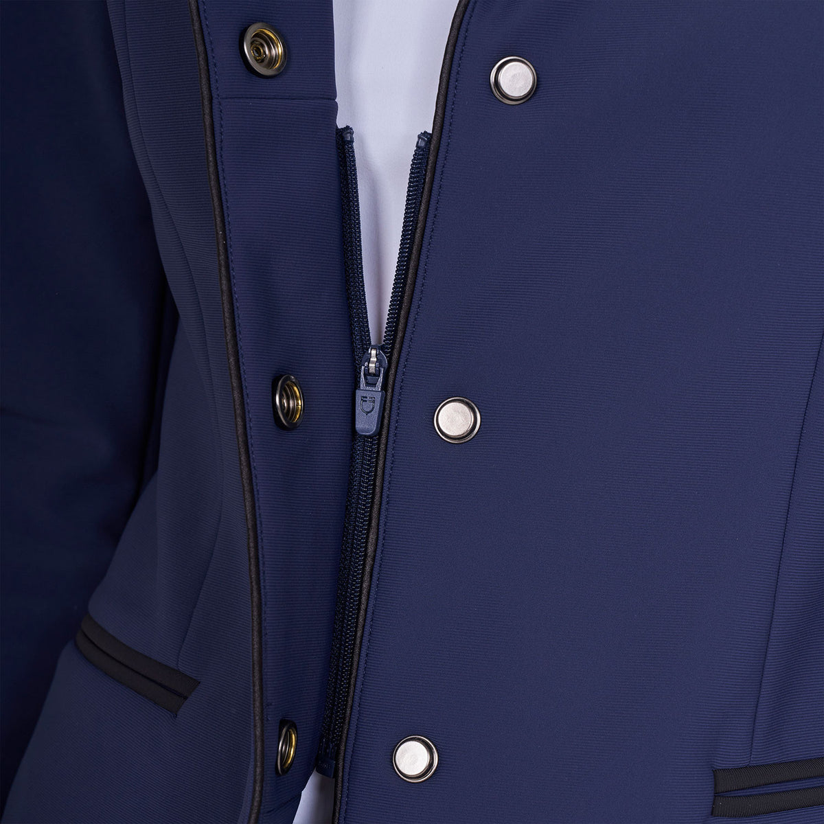 Equestro Ladies Competition Jacket With Zip And Buttons