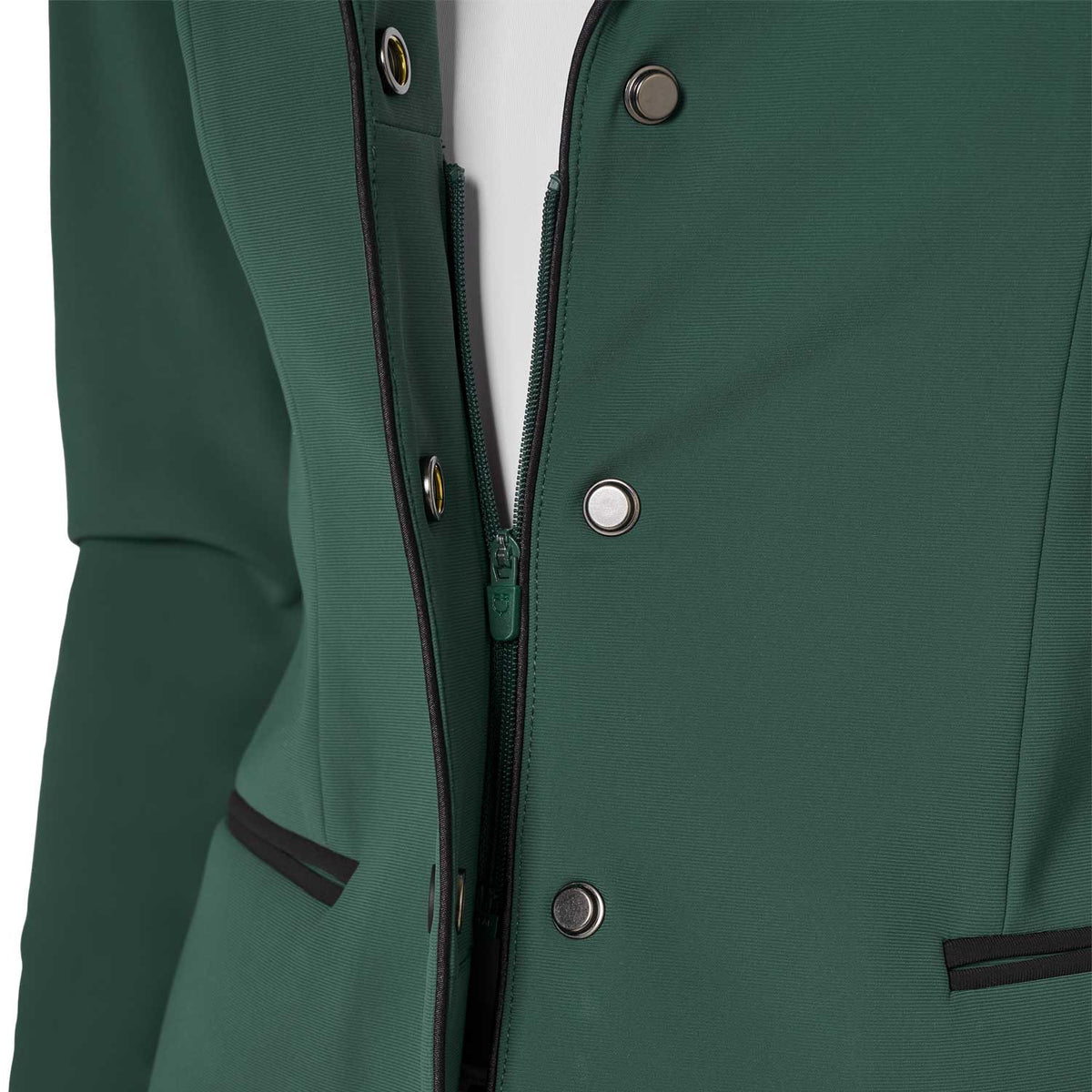 Equestro Ladies Competition Jacket With Zip And Buttons