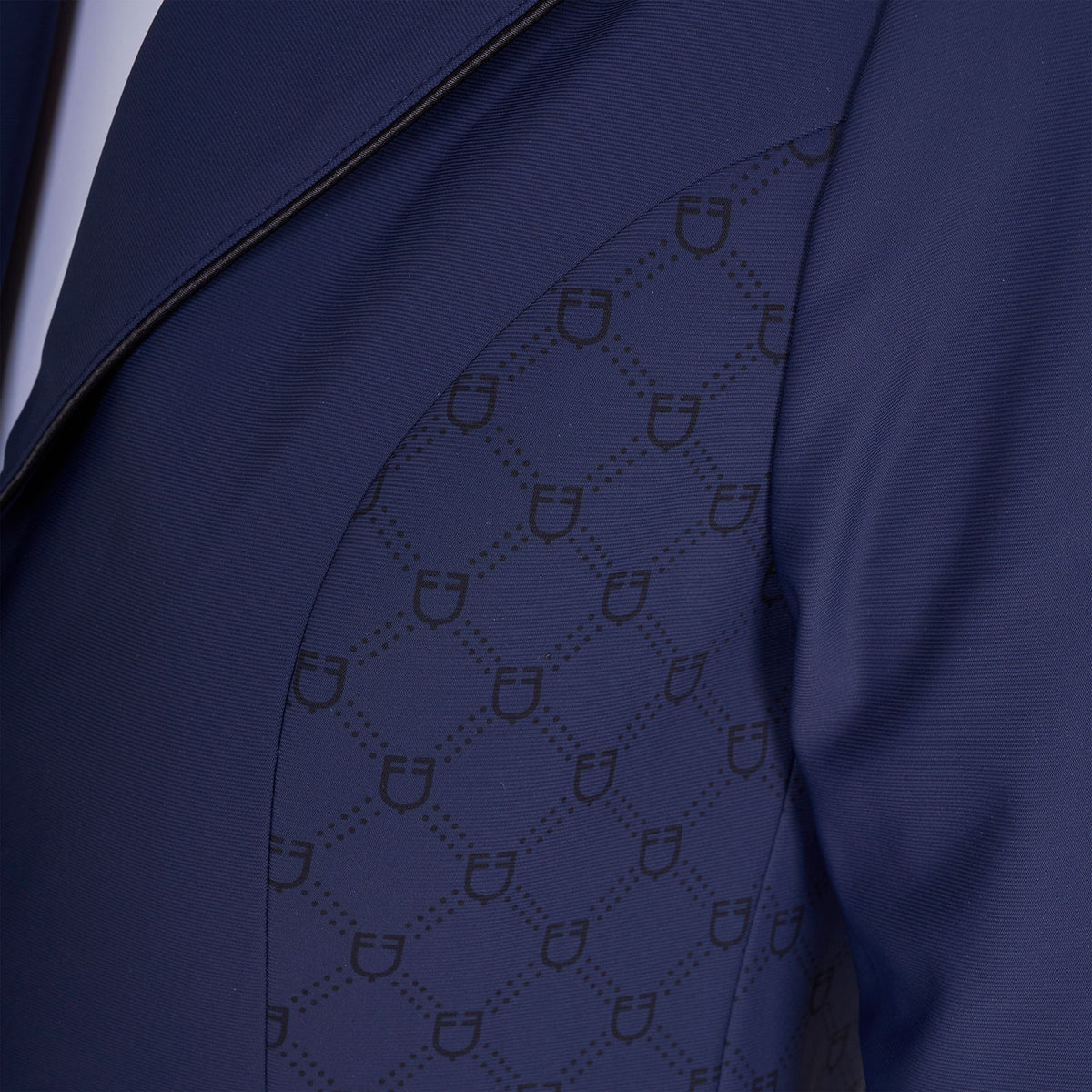 Equestro Ladies Monogram Competition Jacket With Three Buttons