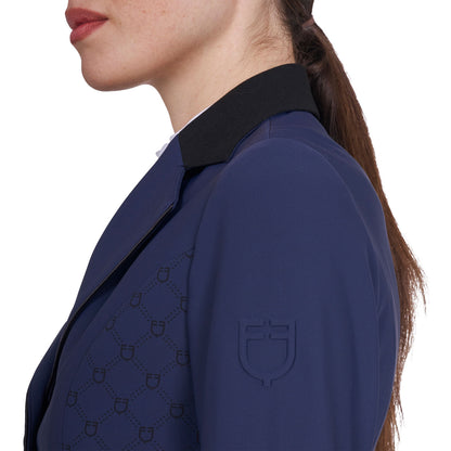 Equestro Ladies Monogram Competition Jacket With Three Buttons