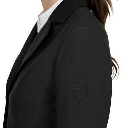 Equestro Ladies Monogram Competition Jacket With Three Buttons