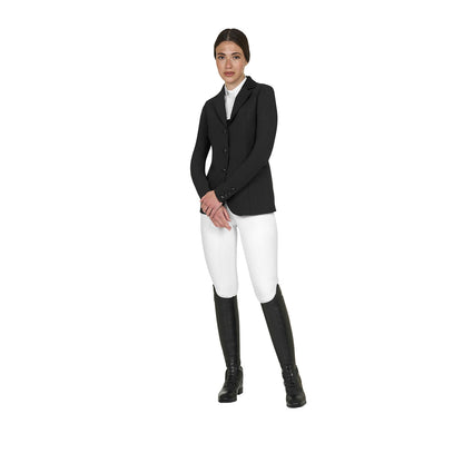 Equestro Ladies Monogram Competition Jacket With Three Buttons