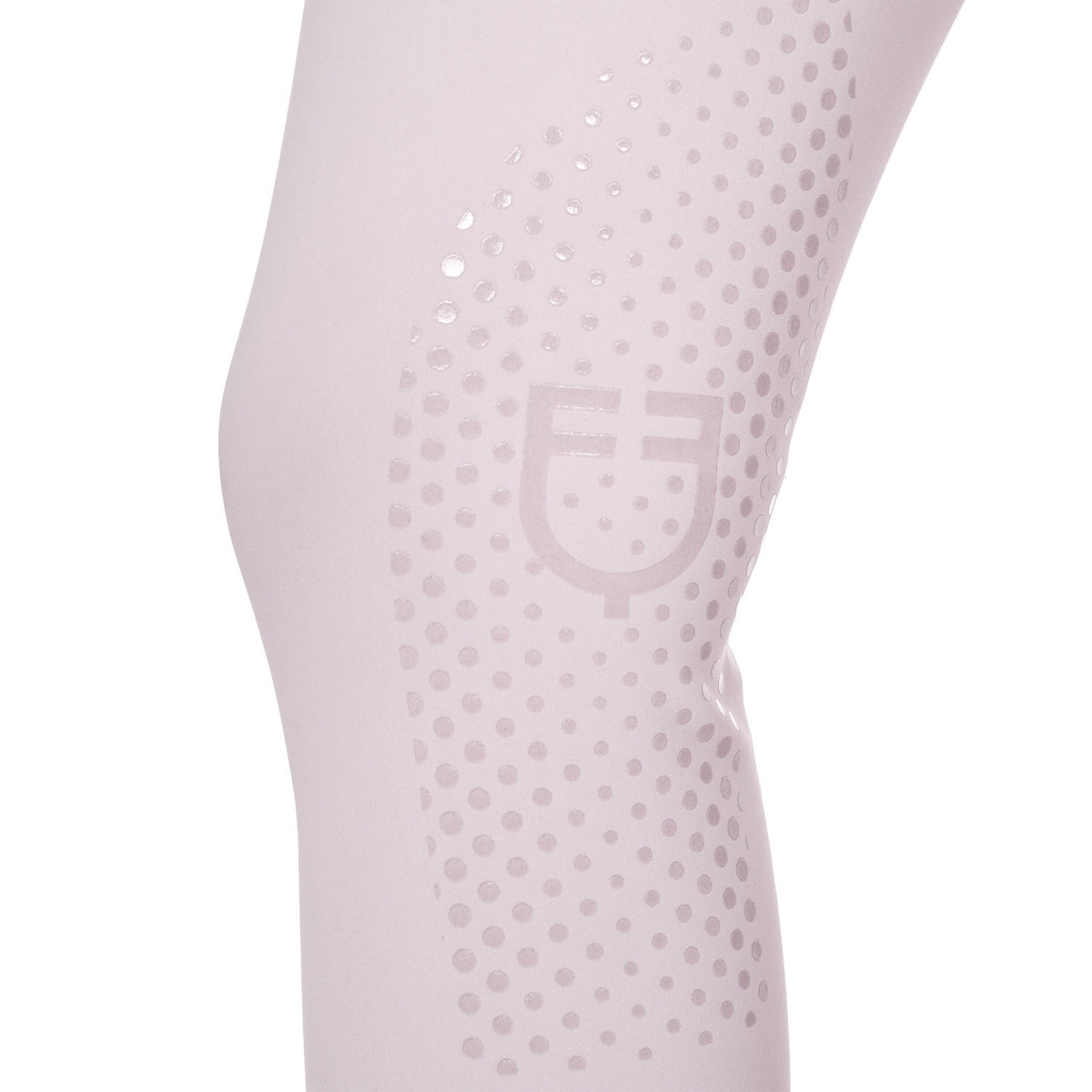 Equestro Ladies High-Waisted Breeches With Rhinestone Logo