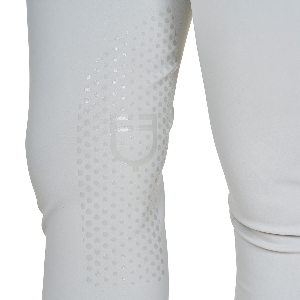 Equestro Ladies High-Waisted Breeches With Rhinestone Logo