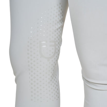 Equestro Ladies High-Waisted Breeches With Rhinestone Logo