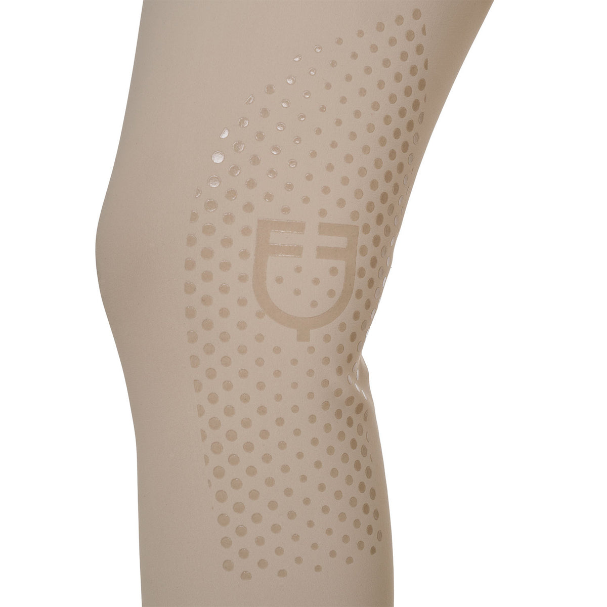 Equestro Ladies High-Waisted Breeches With Rhinestone Logo