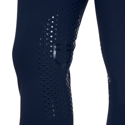 Equestro Ladies High-Waisted Breeches With Rhinestone Logo