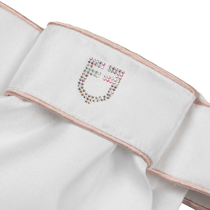 Dressage plastron rhinestone logo