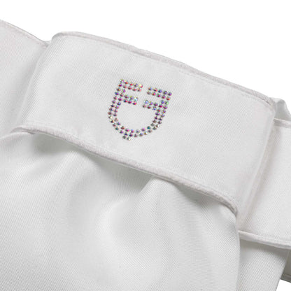 Dressage plastron rhinestone logo