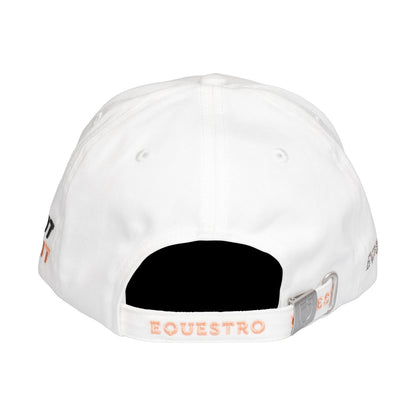 Baseball cap with rhinestone logo