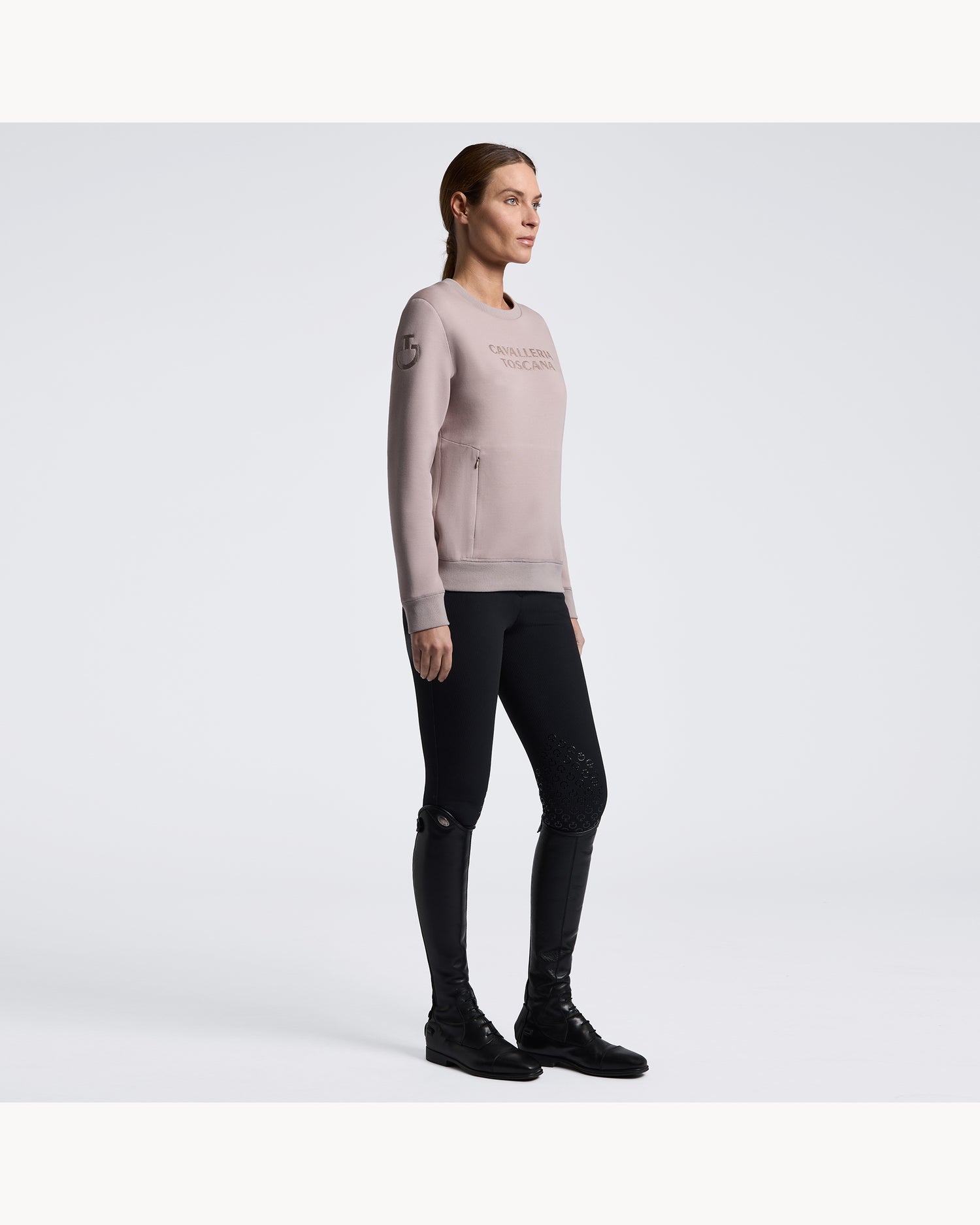 Cavalleria Toscana CT Ladies Technical Crew Neck Sweater