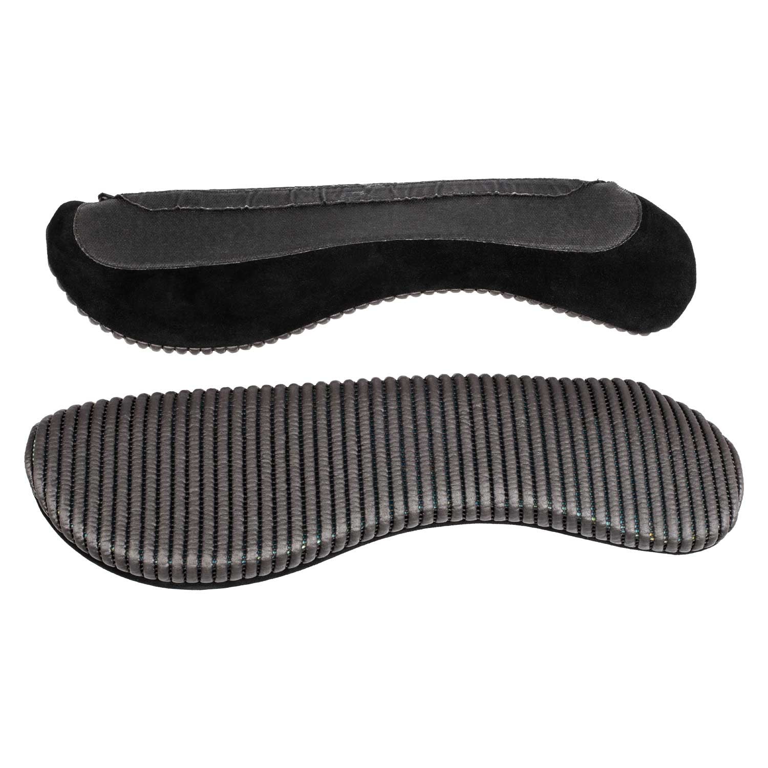 Panels for freeform saddle in suede/sympa,.