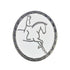 DRESSAGE RIDER BROOCH.