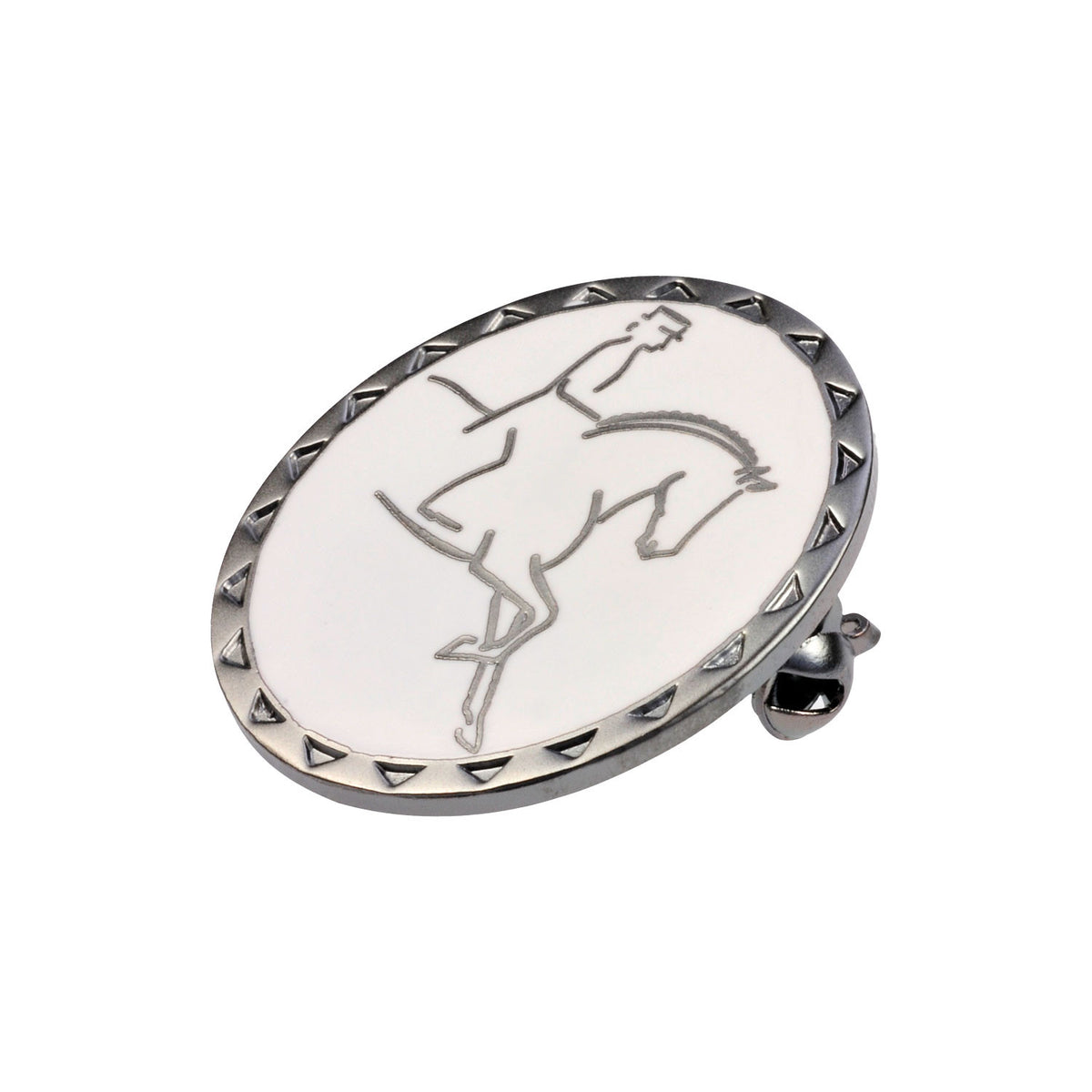 DRESSAGE RIDER BROOCH