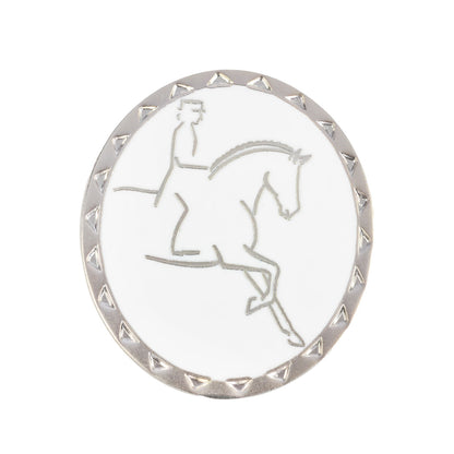 DRESSAGE RIDER BROOCH.