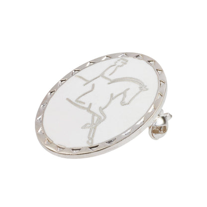 DRESSAGE RIDER BROOCH
