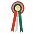 HORSE MEDALLION ITALY FLAG MODEL.
