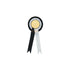 TWO-TONE HORSE MEDALLION.