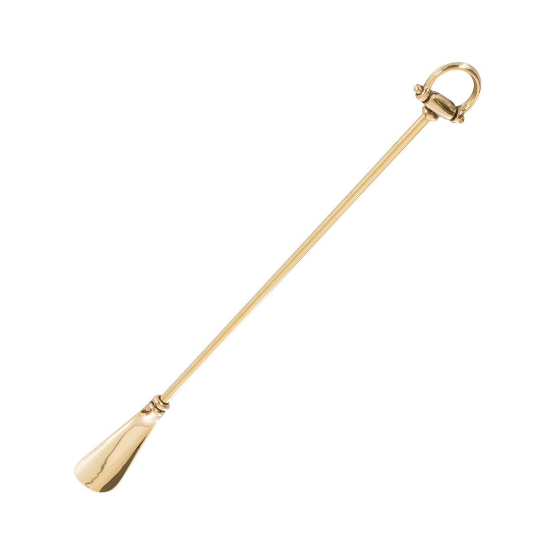 BRASS SHOEHORN WITH BIT 48 CM.