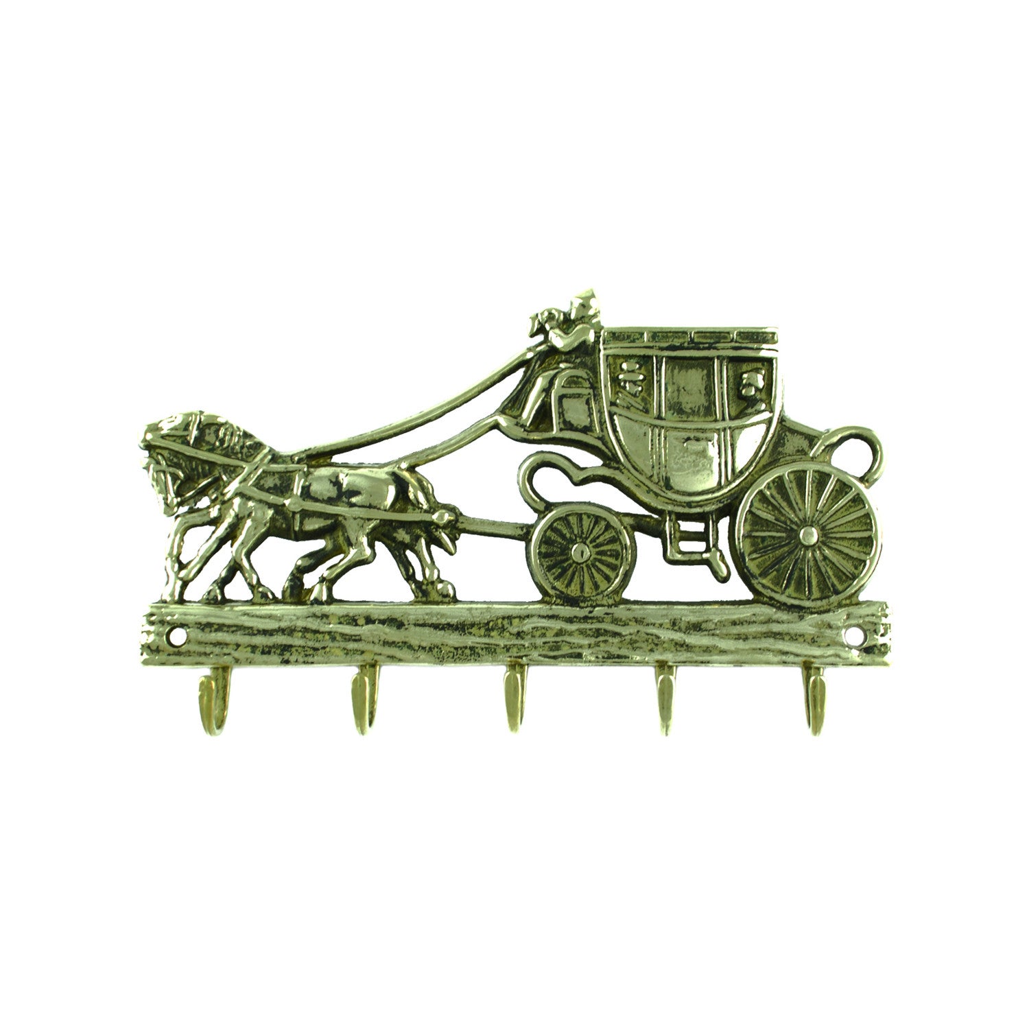 CARRIAGE KEYCHAIN HOLDER.