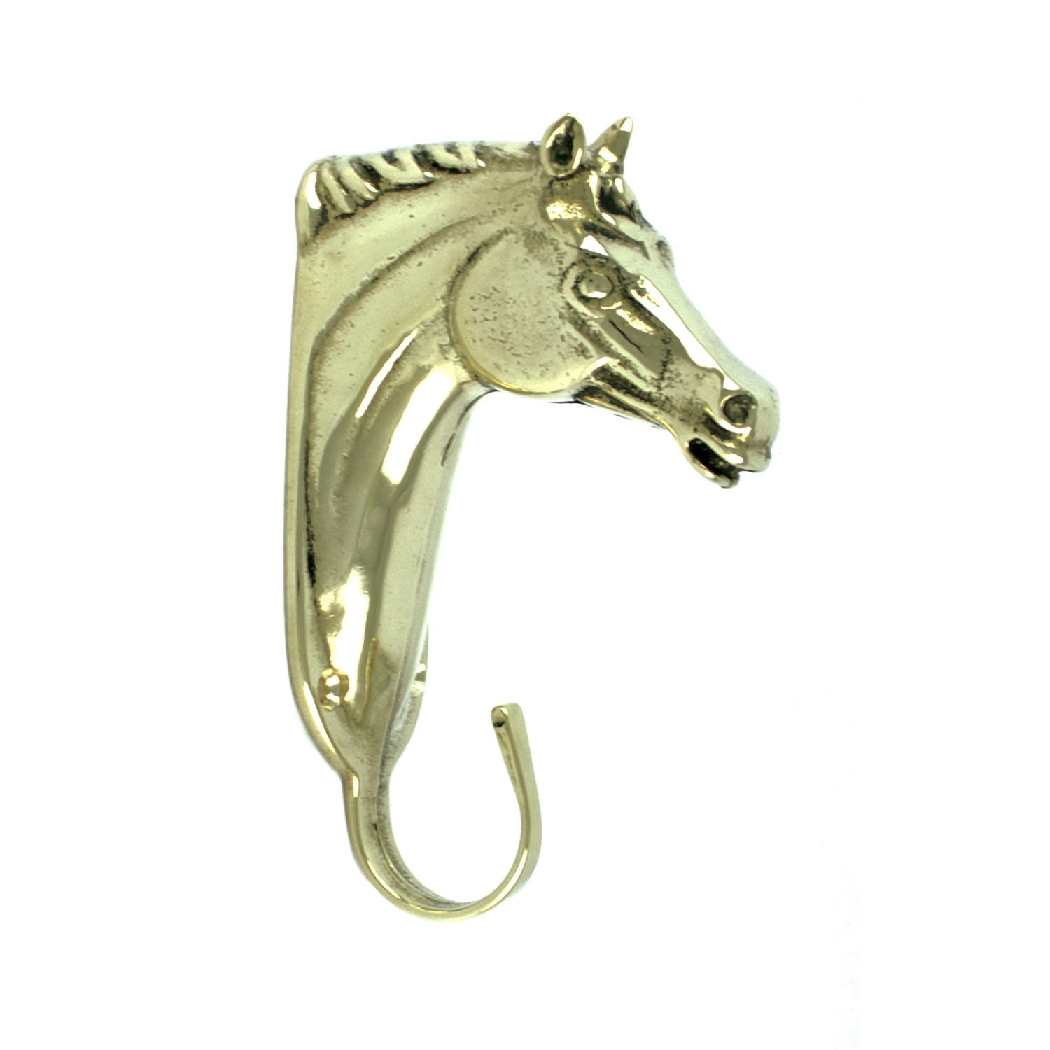 BRASS HORSE HEAD.