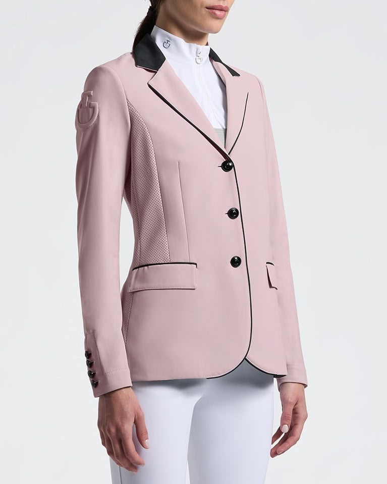Cavalleria Toscana Perforated Ladies GP Competition Jacket - Violet