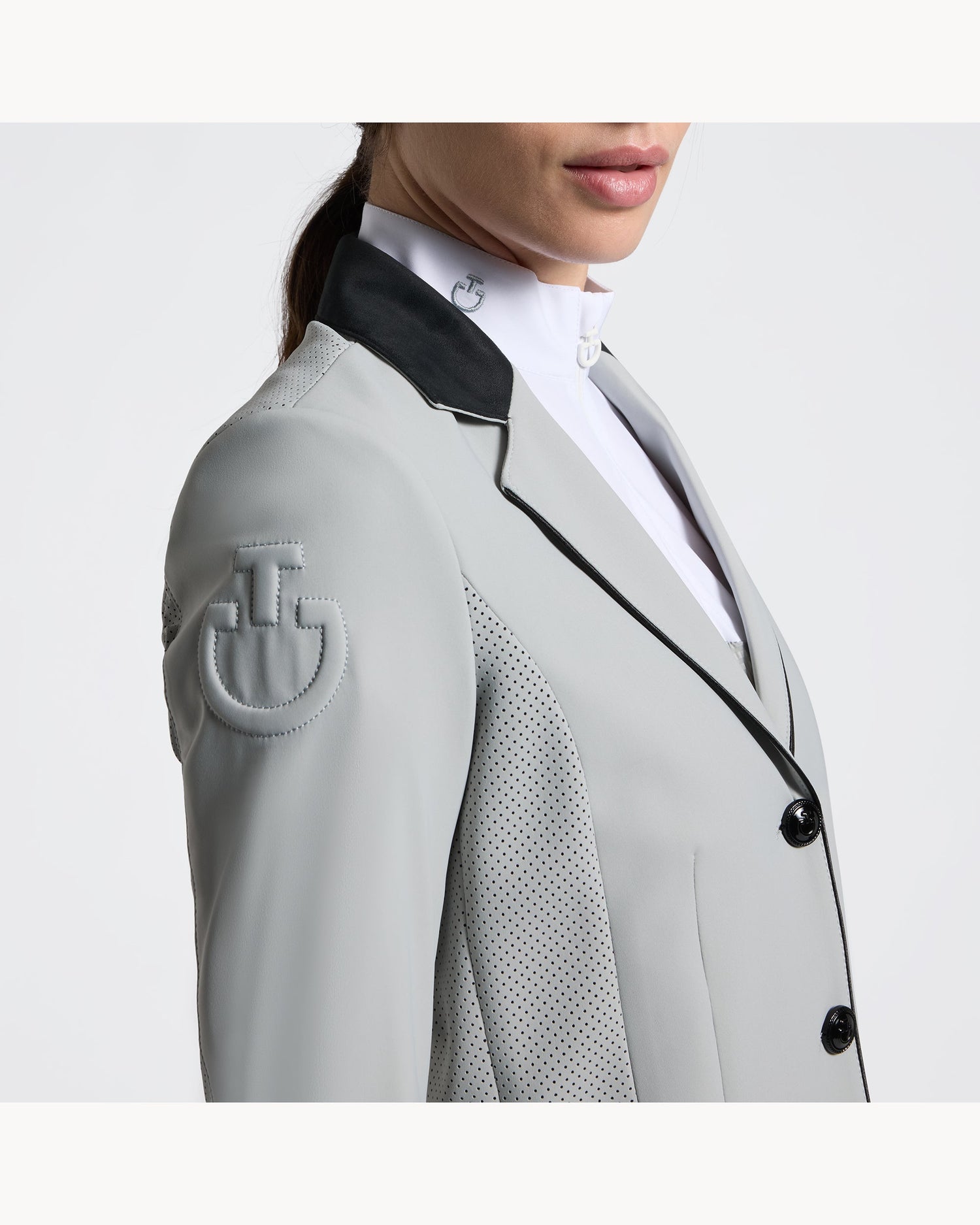 Cavalleria Toscana Perforated Ladies GP Competition Jacket - Belgian Block