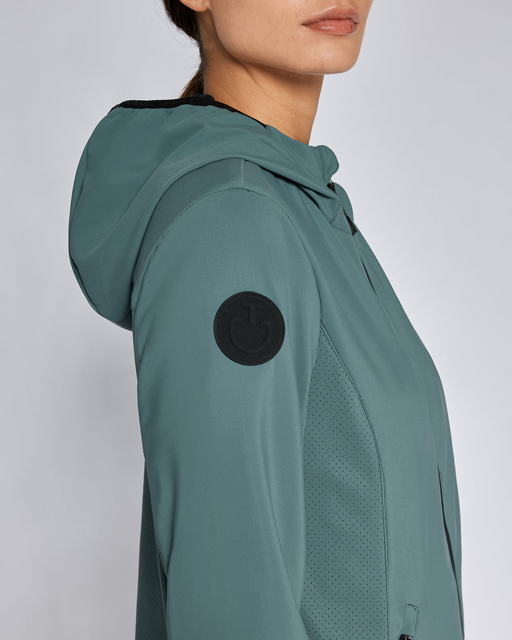 Cavalleria Toscana Ladies Perforated Jersey Softshell Jacket - Shop Online