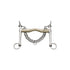 HS WEYMOUTH SENSOGAN 16MM WITH 7CM ST.ST. CHEEKS